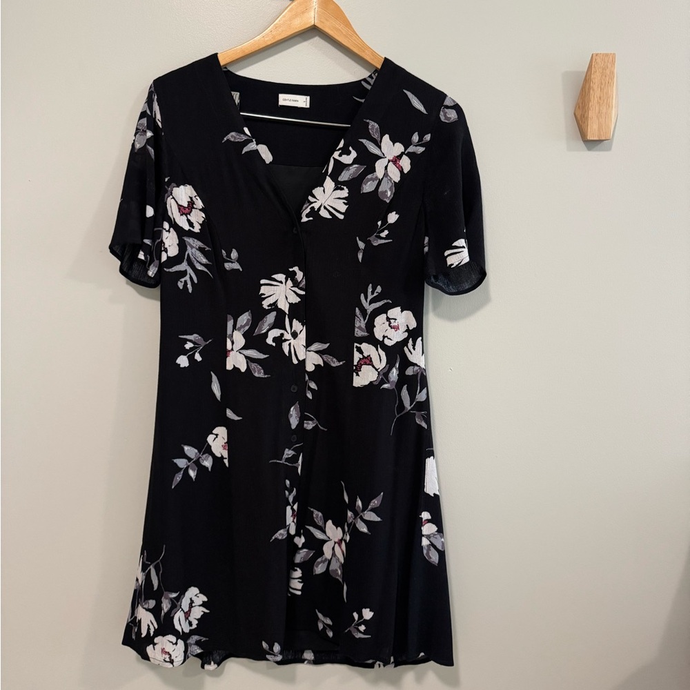 Gentle Fawn Follow Me Mini — Floral Button Down Dress
